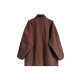 Pockets Solid Color Long Sleeves Loose Stand Collar Trench Coats Outerwear Pockets Solid Color Long Sleeves Loose Stand Collar Trench Coats Outerwear