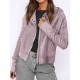 Buttoned Pockets Split-Joint Zipper Hooded Long Sleeves Hooded Outerwear Buttoned Pockets Split-Joint Zipper Hooded Long Sleeves Hooded Outerwear