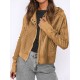 Buttoned Pockets Split-Joint Zipper Hooded Long Sleeves Hooded Outerwear Buttoned Pockets Split-Joint Zipper Hooded Long Sleeves Hooded Outerwear