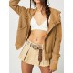 Buttoned Pockets Split-Joint Zipper Hooded Long Sleeves Hooded Outerwear Buttoned Pockets Split-Joint Zipper Hooded Long Sleeves Hooded Outerwear
