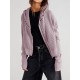 Buttoned Pockets Split-Joint Zipper Hooded Long Sleeves Hooded Outerwear Buttoned Pockets Split-Joint Zipper Hooded Long Sleeves Hooded Outerwear