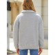 Split-Joint Velvet Long Sleeves Loose Lapel Outerwear Split-Joint Velvet Long Sleeves Loose Lapel Outerwear