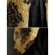 Flower-Embellished Chinese Frog Buttons Pleated Split-Joint Batwing Sleeves Loose V-Neck Outerwear Flower-Embellished Chinese Frog Buttons Pleated Split-Joint Batwing Sleeves Loose V-Neck Outerwear
