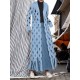 Hollow Solid Color Tasseled Long Sleeves Loose Notched Collar Denim Outerwear Hollow Solid Color Tasseled Long Sleeves Loose Notched Collar Denim Outerwear