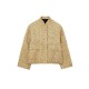Elasticity Sequined Split-Joint Long Sleeves Loose Stand Collar Outerwear Elasticity Sequined Split-Joint Long Sleeves Loose Stand Collar Outerwear