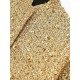 Elasticity Sequined Split-Joint Long Sleeves Loose Stand Collar Outerwear Elasticity Sequined Split-Joint Long Sleeves Loose Stand Collar Outerwear
