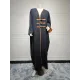 Contrast Color Muslim Split-Joint Loose V-neck Muslim Abaya Cover-Ups Tops Contrast Color Muslim Split-Joint Loose V-neck Muslim Abaya Cover-Ups Tops