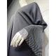 Muslim Rhine Stones Solid Color Split-Joint Loose Outerwear Cover-Ups Tops Muslim Rhine Stones Solid Color Split-Joint Loose Outerwear Cover-Ups Tops