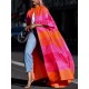 Loose Short Sleeves Contrast Color Striped Jackets&Coats Outerwear Loose Short Sleeves Contrast Color Striped Jackets&Coats Outerwear