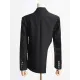 Asymmetric Solid Color Split-Joint Zipper Irregularity Long Sleeves Notched Collar Outerwear Blazer Asymmetric Solid Color Split-Joint Zipper Irregularity Long Sleeves Notched Collar Outerwear Blazer