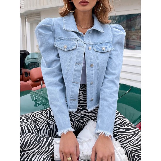 Buttoned Fringed Pleated Long Sleeves Loose Lapel Outerwear Buttoned Fringed Pleated Long Sleeves Loose Lapel Outerwear