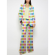 Long Sleeves Loose Buttoned Pockets Printed Shoulder Pad Notched Collar Blazer Jackets&Coats Outerwear Long Sleeves Loose Buttoned Pockets Printed Shoulder Pad Notched Collar Blazer Jackets&Coats Outerwear