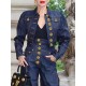 Long Sleeves Loose Buttoned Pockets Split-Joint Lapel Jackets Outerwear Long Sleeves Loose Buttoned Pockets Split-Joint Lapel Jackets Outerwear