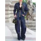 Long Sleeves Loose Buttoned Pockets Split-Joint Lapel Jackets Outerwear Long Sleeves Loose Buttoned Pockets Split-Joint Lapel Jackets Outerwear