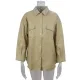 Buttoned Pockets Long Sleeves Loose Lapel Outerwear Jackets Buttoned Pockets Long Sleeves Loose Lapel Outerwear Jackets