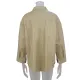 Buttoned Pockets Long Sleeves Loose Lapel Outerwear Jackets Buttoned Pockets Long Sleeves Loose Lapel Outerwear Jackets