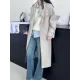 Buckle Pockets Solid Color Split-Back Tied Waist Long Sleeves Loose Lapel Trench Coats Buckle Pockets Solid Color Split-Back Tied Waist Long Sleeves Loose Lapel Trench Coats