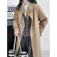 Buckle Pockets Solid Color Split-Back Tied Waist Long Sleeves Loose Lapel Trench Coats Buckle Pockets Solid Color Split-Back Tied Waist Long Sleeves Loose Lapel Trench Coats