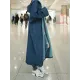 Casual Long Jeans Hooded Cap Outwear Casual Long Jeans Hooded Cap Outwear