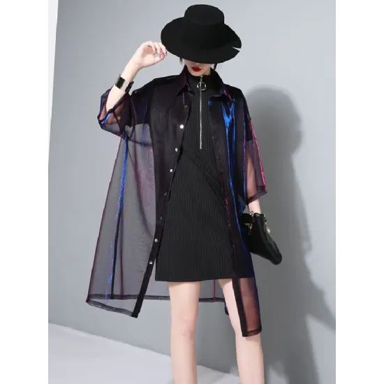 Sun Protection See-through Multicolor Cover-up Sun Protection See-through Multicolor Cover-up
