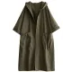 Original Solid Hooded Trench Coats Original Solid Hooded Trench Coats