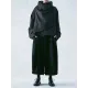 Casual Loose Black Stand Collar Outerwear Casual Loose Black Stand Collar Outerwear