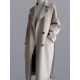 Urban Loose Solid Color Belted Woolen Coat Urban Loose Solid Color Belted Woolen Coat