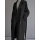 Urban Loose Solid Color Belted Woolen Coat Urban Loose Solid Color Belted Woolen Coat