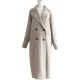 Urban Loose Solid Color Belted Woolen Coat Urban Loose Solid Color Belted Woolen Coat