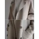 Urban Loose Solid Color Belted Woolen Coat Urban Loose Solid Color Belted Woolen Coat