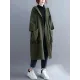Loose Hooded Trench Long Coat Loose Hooded Trench Long Coat