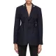 Original Long Sleeves Loose Solid Color Deep V-Neck Outerwear Blazer Original Long Sleeves Loose Solid Color Deep V-Neck Outerwear Blazer