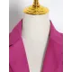 Original Long Sleeves Loose Solid Color Deep V-Neck Outerwear Blazer Original Long Sleeves Loose Solid Color Deep V-Neck Outerwear Blazer