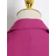 Original Long Sleeves Loose Solid Color Deep V-Neck Outerwear Blazer Original Long Sleeves Loose Solid Color Deep V-Neck Outerwear Blazer
