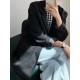 Loose Solid Color Casual Blazer Outwear Loose Solid Color Casual Blazer Outwear