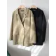 Loose Solid Color Casual Blazer Outwear Loose Solid Color Casual Blazer Outwear