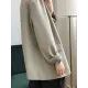 Loose Solid Color Casual Blazer Outwear Loose Solid Color Casual Blazer Outwear