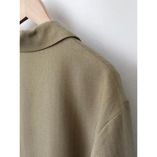 Loose Solid Color Casual Blazer Outwear Loose Solid Color Casual Blazer Outwear