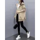 Casual Loose 4 Colors Pleated Zipper Hooded Long Sleeves Outwear Casual Loose 4 Colors Pleated Zipper Hooded Long Sleeves Outwear