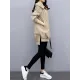 Casual Loose 4 Colors Pleated Zipper Hooded Long Sleeves Outwear Casual Loose 4 Colors Pleated Zipper Hooded Long Sleeves Outwear