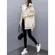 Casual Loose 4 Colors Pleated Zipper Hooded Long Sleeves Outwear Casual Loose 4 Colors Pleated Zipper Hooded Long Sleeves Outwear