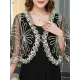 Gauze See-Through Plus Size Sleeveless V-Neck Outerwear Gauze See-Through Plus Size Sleeveless V-Neck Outerwear