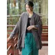 Vintage Batwing Sleeves Split-Joint Solid Color Outerwear Vintage Batwing Sleeves Split-Joint Solid Color Outerwear
