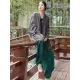 Vintage Batwing Sleeves Split-Joint Solid Color Outerwear Vintage Batwing Sleeves Split-Joint Solid Color Outerwear