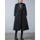 Loose Buttoned Notched Collar Trench Coat Loose Buttoned Notched Collar Trench Coat