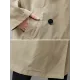Loose Buttoned Notched Collar Trench Coat Loose Buttoned Notched Collar Trench Coat