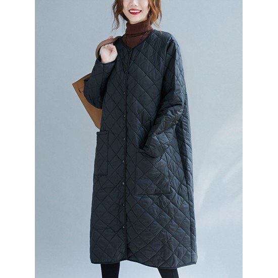 Original Solid Warm Thin Coat Original Solid Warm Thin Coat