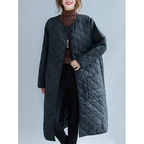 Original Solid Warm Thin Coat Original Solid Warm Thin Coat