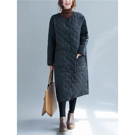 Original Solid Warm Thin Coat Original Solid Warm Thin Coat