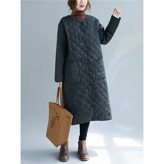 Original Solid Warm Thin Coat Original Solid Warm Thin Coat